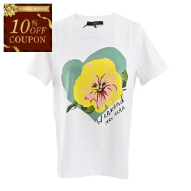 【10％OFFクーポン 枚数限定】ウィークエンド マックスマーラ WEEKEND MAXMARA Tシャツ YEN 59710526 010 ホワイト 2024年春夏新作 2024SS レディース 【再入荷なし 在庫限り】 ギフト プレゼント 母の日