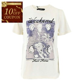 【10％OFFクーポン 枚数限定】ウィークエンド マックスマーラ WEEKEND MAXMARA Tシャツ ZIRLO 59760316 004 クリーム 2024AW レディース 【再入荷なし 在庫限り】 ギフト プレゼント 母の日