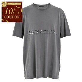 【10％OFFクーポン 枚数限定】 モンクレール MONCLER Tシャツ 8C00164 829H8 984 グレー メンズ 【ラスト1点 XSサイズ】