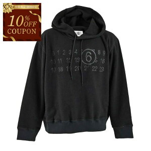 �y10��OFF�N�[�|�� ��������z�G���G���V�b�N�X ���]�� �}���W�F�� MM6 Maison Margiela �p�[�J�[ SH0GU0028 M20126 900 �u���b�N �����Y �y���X�g1�_ M�T�C�Y�z