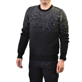 ウールリッチ ウール クルーネックセーター WOOLRICH WF3053 ブラック【ラスト1点 サイズXS】 【特別価格 期間限定】