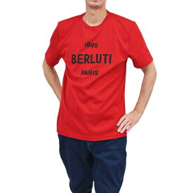 【5%OFFクーポン対象 期間限定】ベルルッティ BERLUTI Tシャツ JRS50 JAEK R12 レッド 2020年秋冬 メンズ 【ラスト1点 サイズM】