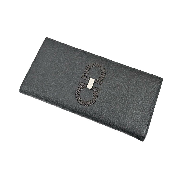 楽天市場 フェラガモ 長財布 Ferragamo 66a357 00 ブラック 小銭入れなし メンズ ポイント5倍 サンエー 世界の一流品