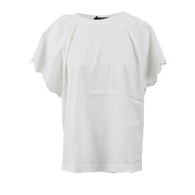 【5%OFFクーポン対象 期間限定】マックスマーラ ウィークエンド MAXMARA WEEKEND クルーネック半袖Tシャツ OSSOLA 594111216 1 ホワイト レディース ギフト