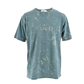 【5%OFFクーポン対象 期間限定】ストーン アイランド STONE ISLAND Tシャツ 761520945 V0046 グリーン メンズ 【限定価格】 【ラスト1点 サイズS】