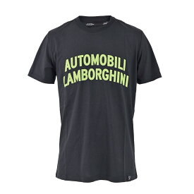 ランボルギーニ LAMBORGHINI クルーネック半袖Tシャツ 72XBH008 CJ513 899 ブラック メンズ 【限定価格】