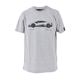 ランボルギーニ LAMBORGHINI クルーネック半袖Tシャツ 72XBH014 CJ513 817 グレー 2022SS メンズ 【限定価格】 【off_overfifty】