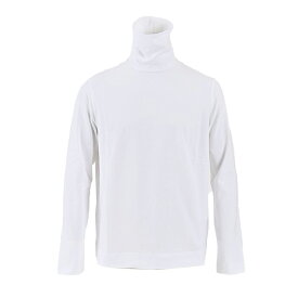 チルコロ CIRCOLO 1901 ハイネック長袖Tシャツ CN3606 ホワイト メンズ 【限定価格】