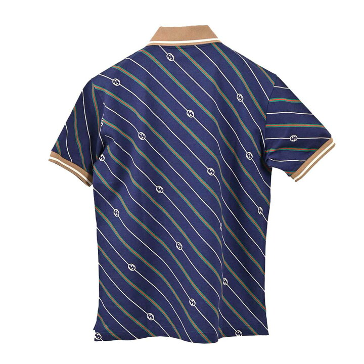 楽天市場】グッチ GUCCI ポロシャツ 717391 XJEWI4672 ネイビー 2023SS 