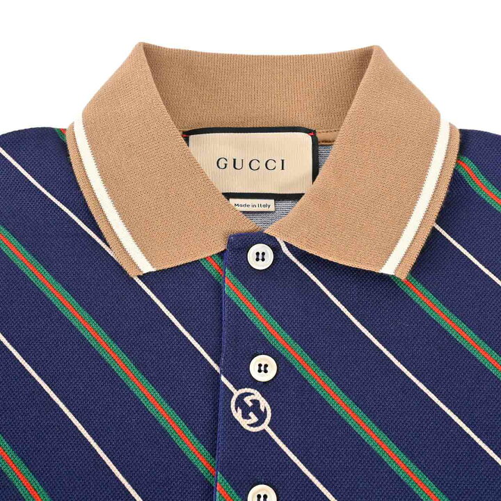 楽天市場】グッチ GUCCI ポロシャツ 717391 XJEWI4672 ネイビー 2023SS 