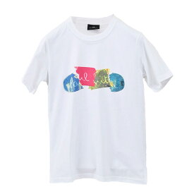 ポールスミス PAUL SMITH Tシャツ regular BROKEN BOARD M2R 011R KP3822 01 ホワイト メンズ 【ラスト1点 サイズXXL】