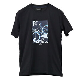 ポールスミス PAUL SMITH Tシャツ REG FIT BICYCLE M2R 011R KP3832 79 ブラック 2023SS メンズ 【限定価格】 【off_overtwenty】