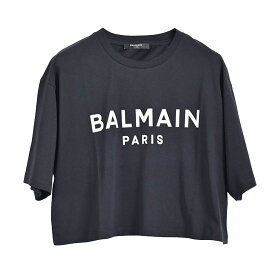 バルマン BALMAIN Tシャツ AF1EE020 BB02EAB ブラック レディース 【限定価格】 【ラスト1点 サイズXS】 ギフト 【特別価格 期間限定】