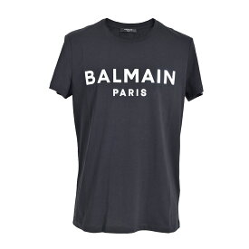 バルマン BALMAIN Tシャツ AH1EF000 BB29 EAC ブラック メンズ 【限定価格】 残り1点のみ