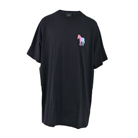 ポール スミス 半袖 プリントTシャツ カットソー PAUL SMITH M2R 011R FP2610 79 ブラック 残り1点のみ