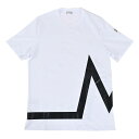 モンクレール MONCLER Tシャツ 8C00001 8390T 001 ホワイト メンズ 【特別価格 期間限定】 【楽天スーパーSALE 限定価格】 【off_overforty】