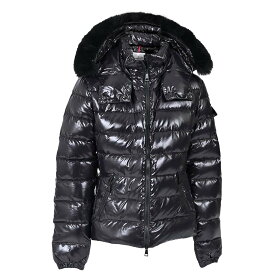 【5%OFFクーポン対象 期間限定】モンクレール MONCLER ダウンジャケット Badyfur 999 1A54002 C0064 ブラック 年秋冬 レディース