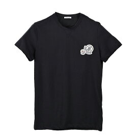 モンクレール MONCLER Tシャツ 8C00038 8390Y 999 ブラック 2023年春夏 メンズ 【限定価格】 【好評につき再入荷】