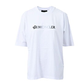 モンクレール MONCLER Tシャツ 8C000 89A17 03 001 ホワイト 2023AW レディース 【10％OFFクーポン対象】 ホワイトデー ギフト