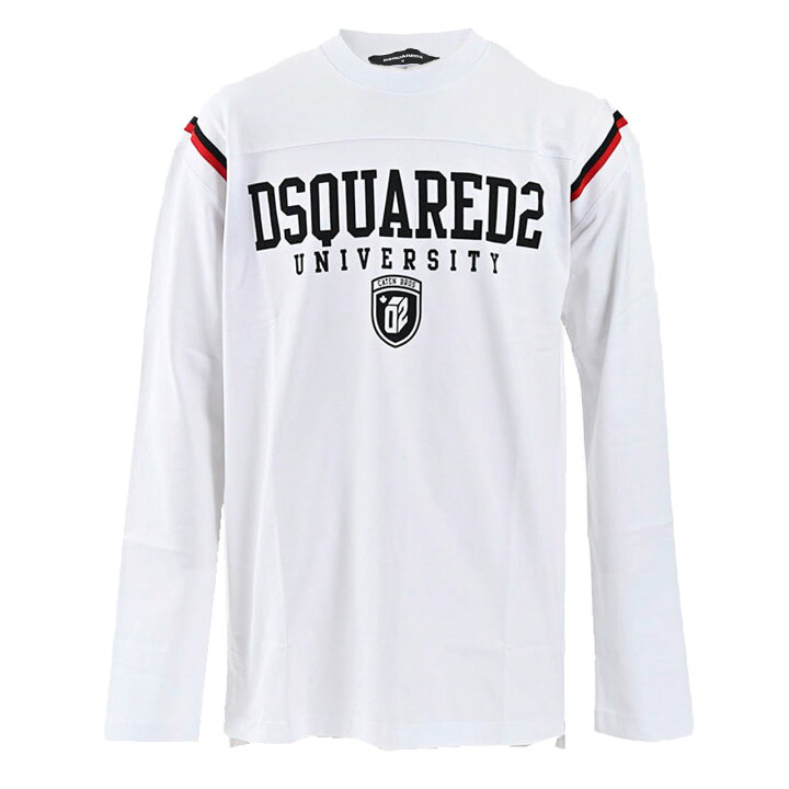 楽天市場】ディースクエアード DSQUARED2 クルーネック長袖Tシャツ  