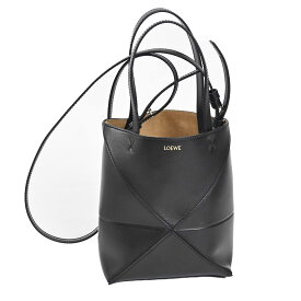 ロエベ LOEWE トートバッグ PUZZLE FOLD TOTE MINI A657V25X01 1100 ブラック 2024SS 2024年 春夏新作レディース 残り1点のみ