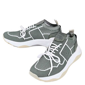 �x�����b�e�B BERLUTI �X�j�[�J�[ S4918 KNIT+LAGOON MINT GR S4918 021 G79 �O���[�� 2024�N�t�� �����Y �M�t�g �v���[���g