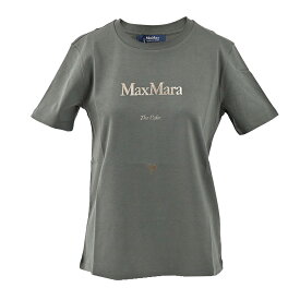 【5%OFFクーポン対象 期間限定】エス マックスマーラ S MAX MARA Tシャツ QUIETO 24199710116 015 グリーン 2024SS 2024年 春夏新作 レディース