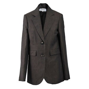 ���G�x LOEWE �W���P�b�g TAILORED JACKET S540Y03XA2 3110 �u���E�� 2024�N�t�ĐV�� 2024SS ���f�B�[�X ���Ԍ��艿�i �M�t�g �v���[���g �y���X�g1�_ 36�T�C�Y�z