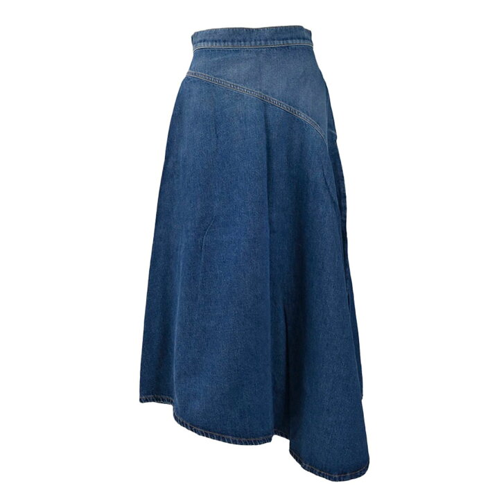 マックスマーラ MaxMara 春夏 スカートがお買い得 MAXMARA マックスマーラ デニム巻きスカート US6 A25M