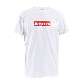 モンクレール MONCLER Tシャツ 8048450 8390T 001 ホワイト 2024SS メンズ 期間限定価格 ギフト プレゼント