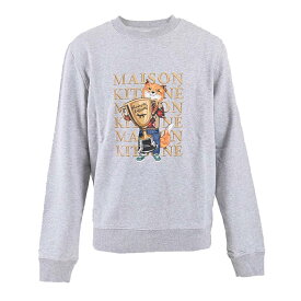 メゾン キツネ MAISON KITSUNE トレーナー LM00311KM0001 H150 グレー メンズ ギフト プレゼント