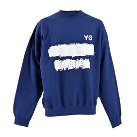 ワイスリー Y-3 トレーナー U GFX CREW JM3232 ブルー 2025年春夏新作 2025年春夏 2025SS メンズ レディース 【ラスト1点 XLサイズ】 ギフト プレゼント