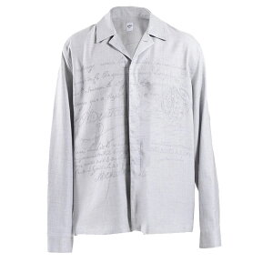 �x�����b�e�B BERLUTI �J�W���A���V���c R28HCL112 001 53N �O���[ 2025�N�t�� 2025SS �����Y �y���X�g1�_ 43�T�C�Y�z �M�t�g �v���[���g
