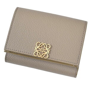 ���G�x LOEWE �O�܂���z ANAGRAM TRIFOLD C821TR2X16 3170 �O���[ ���f�B�[�X2026SS 2026�N�t�ĐV�� ��̓� �v���[���g �t���z �t���� �V��������