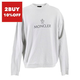【2点で10%OFFクーポン対象】モンクレール MONCLER スウェットトレーナー 8G00013 899WD グレー メンズ