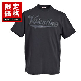 ヴァレンティノ VALENTINO Tシャツ 2V3MG12U95D 0NO ブラック 2023SS メンズ 【限定価格】 【ラスト1点 サイズS】 【off_overthirty】
