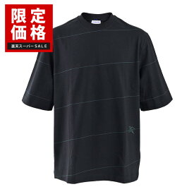 バーバリー BURBERRY Tシャツ 8083613 ブラック 2024SS メンズ ギフト プレゼント 【楽天スーパーSALE 限定価格】
