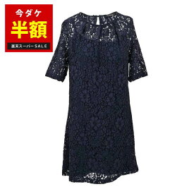 【72％OFF】ラ コーレ LA KORE レースワンピース LACELY ネイビー レディース 【ラスト1点 40サイズ】 【楽天スーパーSALE 半額以下】 クリスマス ギフト プレゼント