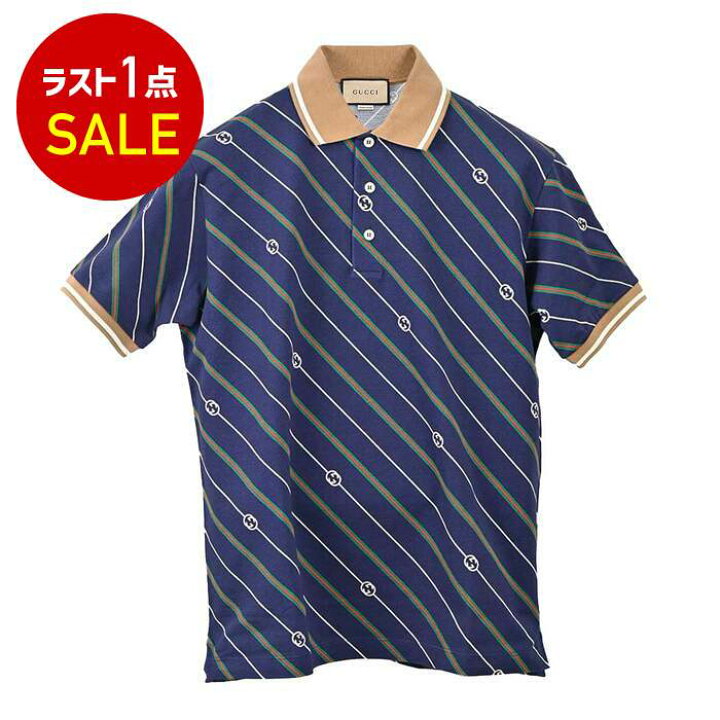 楽天市場】グッチ GUCCI ポロシャツ 717391 XJEWI4672 ネイビー 2023SS 