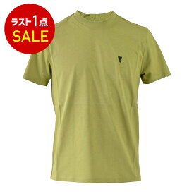 アミ AMI Tシャツ HTS346.724 A035 グリーン メンズ 2026SS 2026年春夏新作