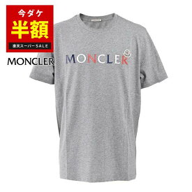 【52％OFF】 モンクレール MONCLER Tシャツ 8C00043 8390T 960 グレー メンズ ギフト プレゼント 【楽天スーパーSALE 半額以下】