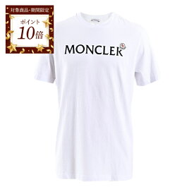 【ポイント10倍 期間限定】 モンクレール MONCLER Tシャツ 8C00022 8390T 001 ホワイト メンズ クリスマス ギフト プレゼント