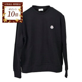 【ポイント10倍 期間限定】 モンクレール MONCLER スウェットトレーナー 8G00051 809KR 999 ブラック メンズ