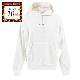 【ポイント10倍 期間限定】 マルニ MARNI パーカー FUMU0073P8 L1W02 ホワイト メンズ 【ラスト1点 50サイズ】