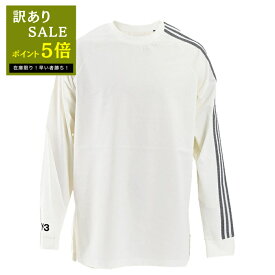 ワイスリー Y-3 クルーネック長袖Tシャツ IV5622 ワケアリ ホワイト レディース 【ラスト1点】 【ワケアリ ポッキリセール】