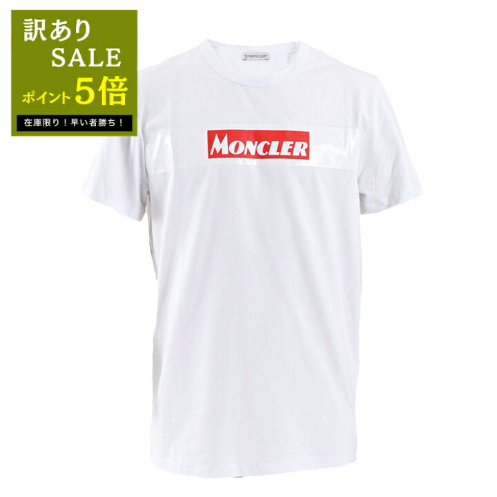 楽天市場】モンクレール MONCLER Tシャツ 8048450 8390T 001 ワケアリ 