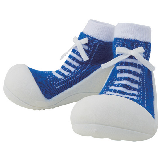 Baby Feet ベビーフィート Sneakers-Blue スニーカーズ ブルー<br>〜Baby Feet（ベビーフィート）は生体力学研究に基づき作られたベビーシューズ。ルームシューズ・簡易外履きとして使えるベビーシューズです。