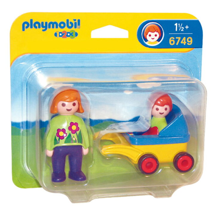 楽天市場】PLAYMOBIL プレイモービル 1.2.3 赤ちゃんとお母さん 