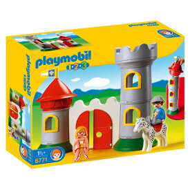 PLAYMOBIL プレイモービル 1.2.3 騎士とお城〜ドイツ生まれのヨーロッパを代表するごっこ遊びのおもちゃPLAYMOBIL。『1.2.3』シリーズは、18ヶ月から遊べる幼児向けのプレイモービルです。