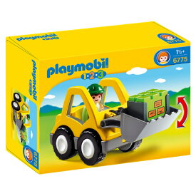 PLAYMOBIL プレイモービル 1.2.3 トラクター〜ドイツ生まれのヨーロッパを代表するごっこ遊びのおもちゃPLAYMOBIL。『1.2.3』シリーズは、18ヶ月から遊べる幼児向けのプレイモービルです。